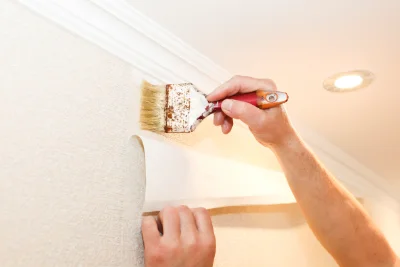 Pose de papier peint à la Bastide-Puylaurent — revêtements muraux et toiles de verre